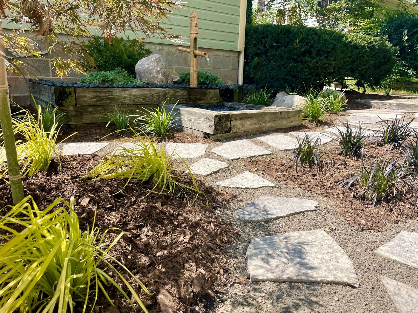 Japanese garden pathway