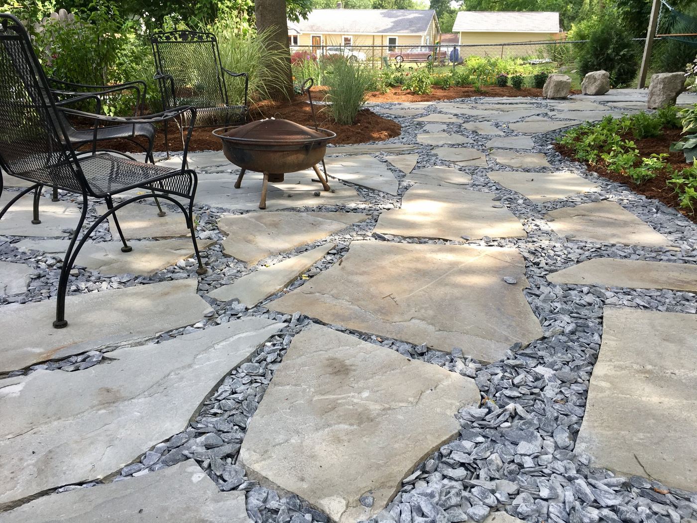 Meditation garden overview