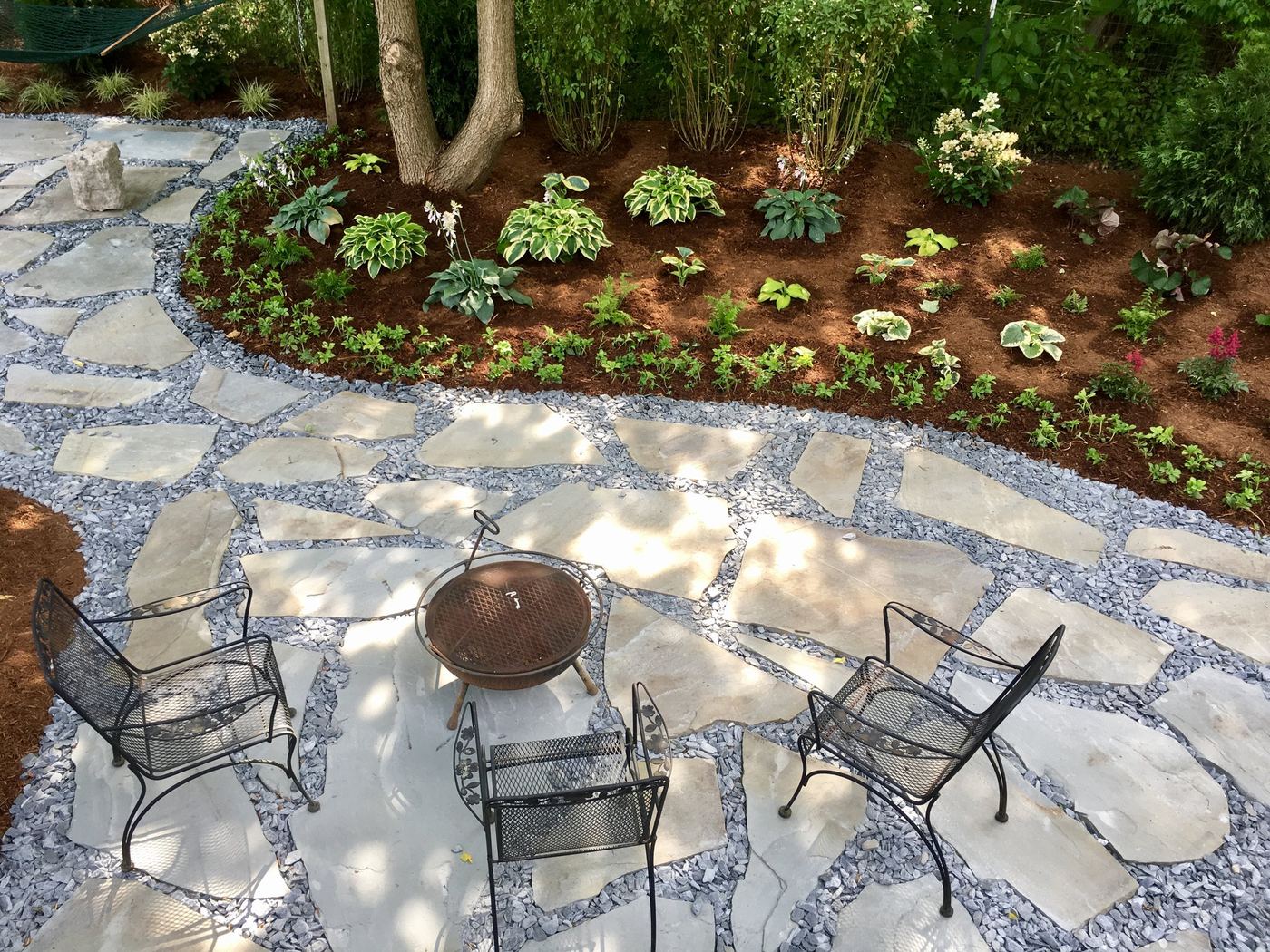 Meditation garden plantings