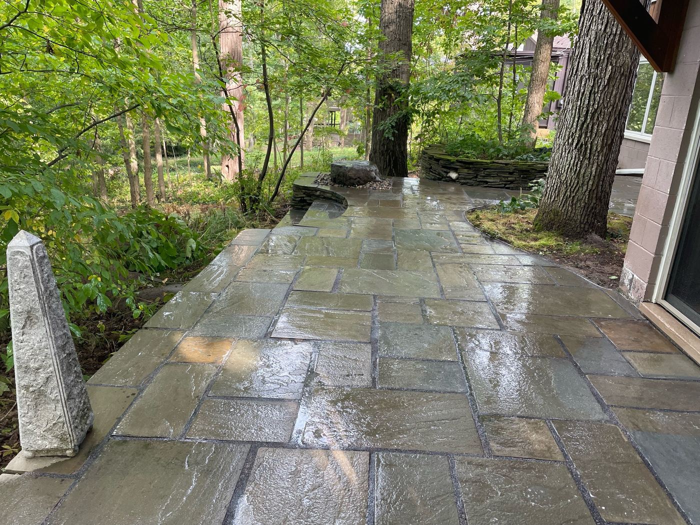 Paver walkway detail